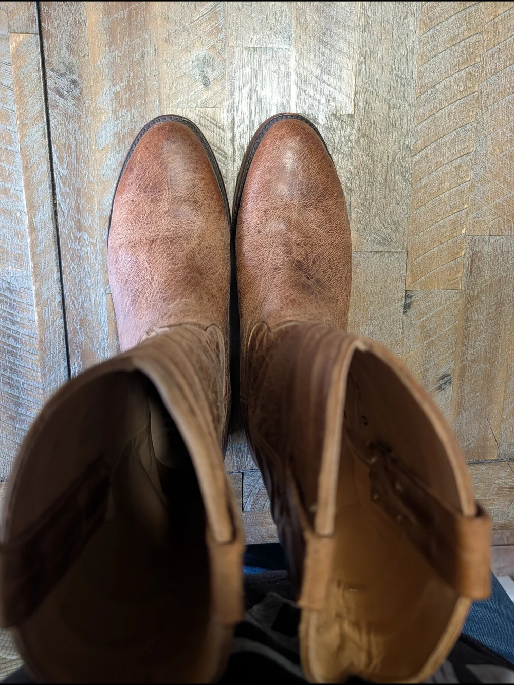 JRC & Sons Bootmakers Mad Dog Goat Roper Boots Men's 7.5D — Hardly Worn